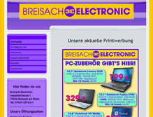 Tablet Screenshot of breisach-electronic.de